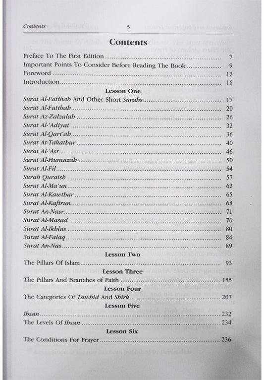 Explanation of Important Lessons (for Every Muslim)