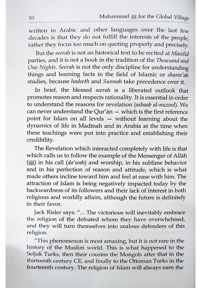 Muhammad (PBUH) for the Global Village