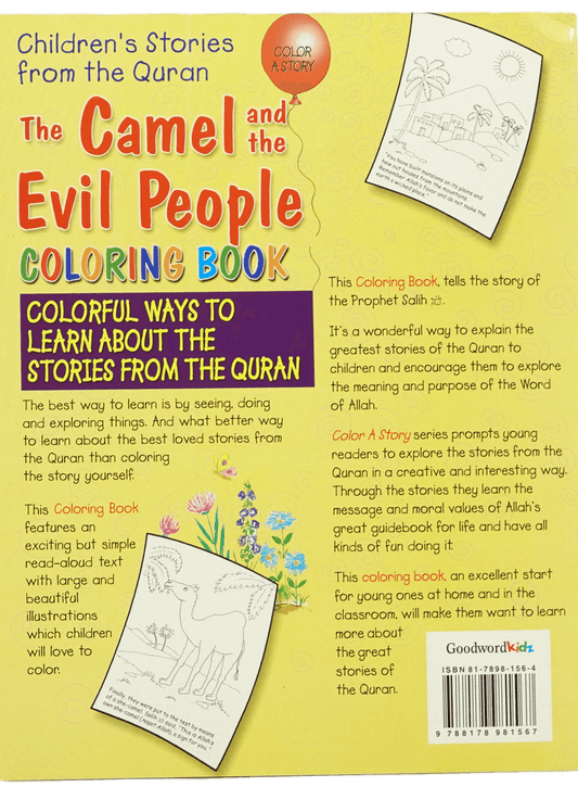 The Camel and Evil People cooring book