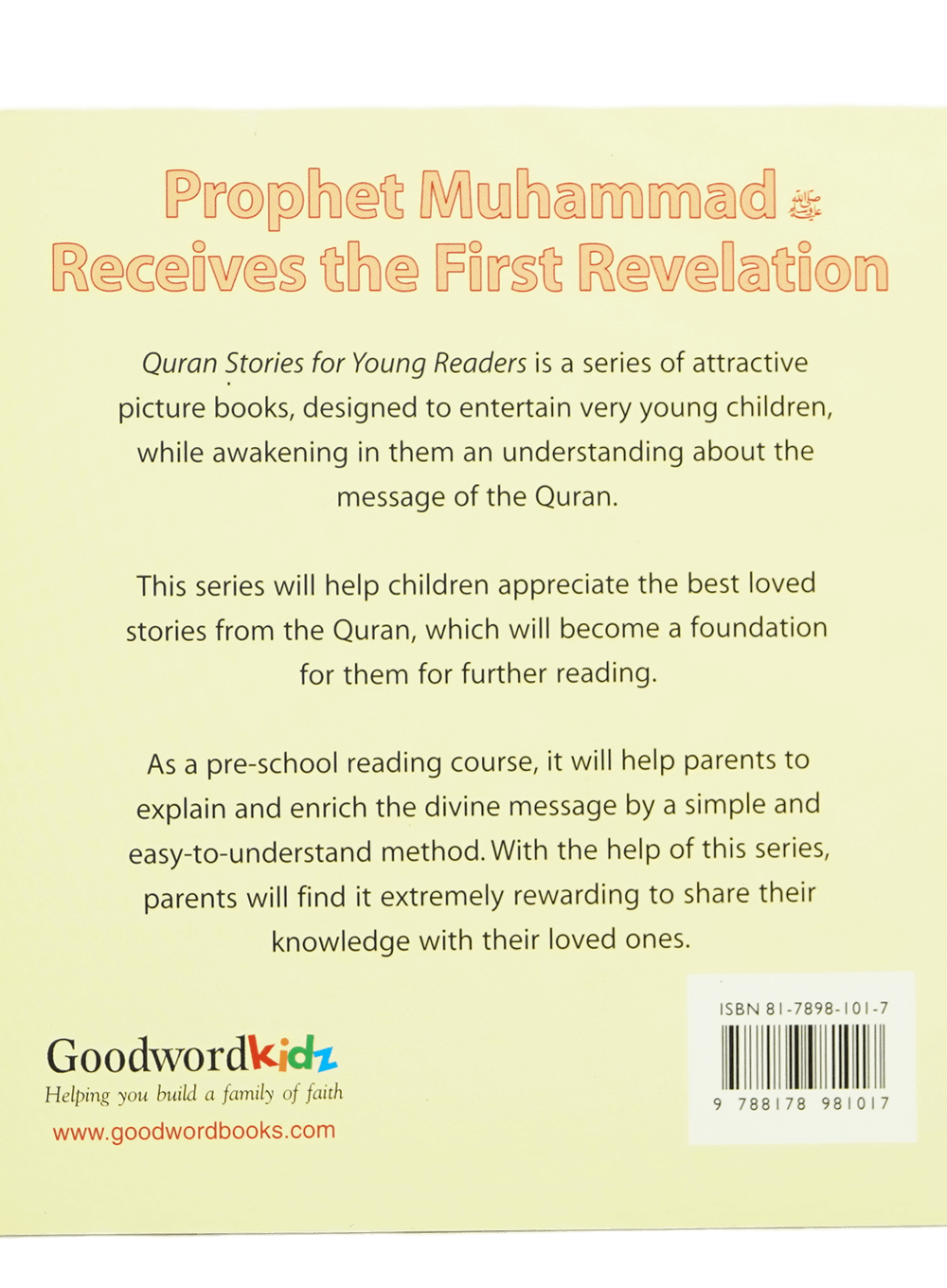 The Prophete Receives the First Revolution