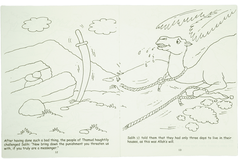 The Camel and Evil People cooring book