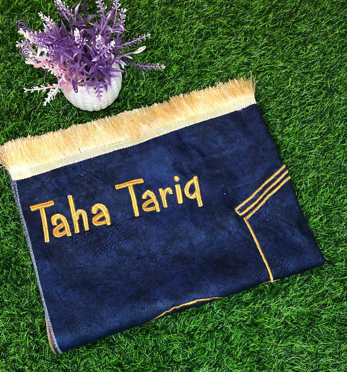 Embroidered Customized Prayer Mats (Colors Available)