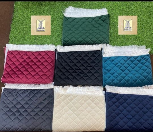 Embroidered Customized Padded Prayer Mats (Colors Available)