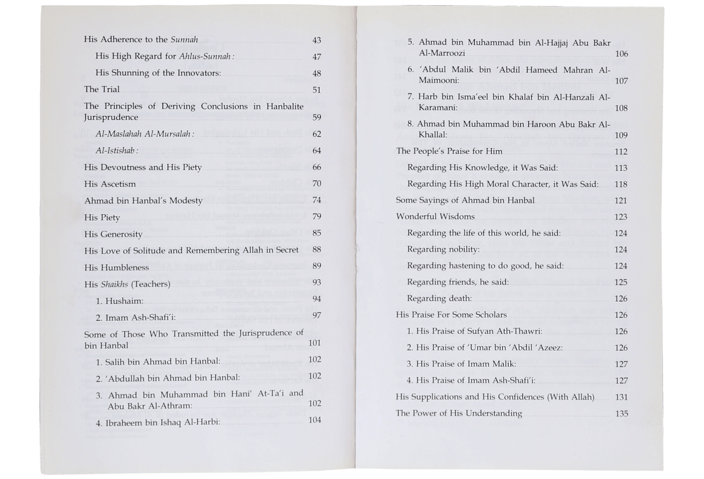 The Biography of Imam Ahmad bin Hanbal (R.A)