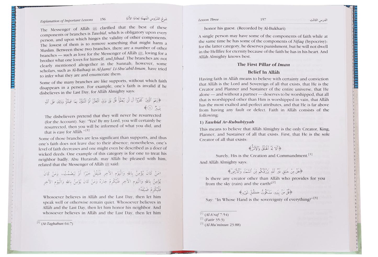 Explanation of Important Lessons (for Every Muslim)