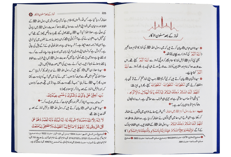 Namaz-E-Nabvi & Hisn-Ul-Muslim 14x21