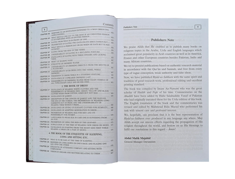 Riyad us Saliheen 2 Vol. Set - English