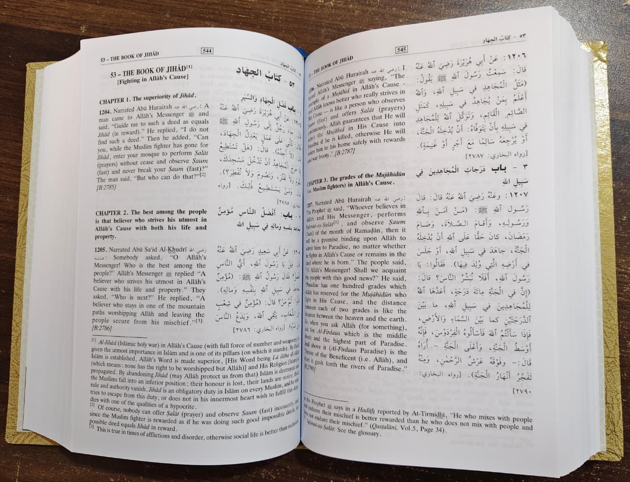 Summarized Sahih al Bukhari Arabic-English (Local)