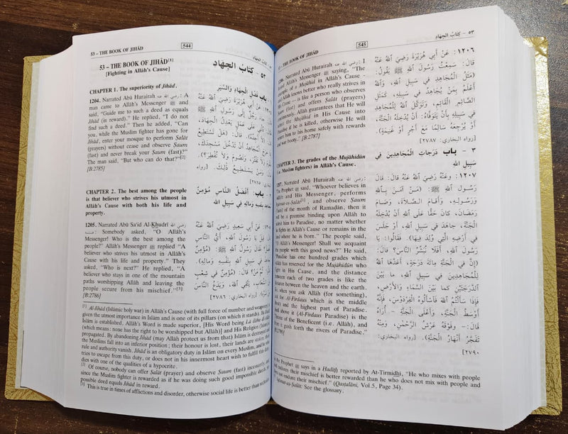 Summarized Sahih al Bukhari Arabic-English (Local)