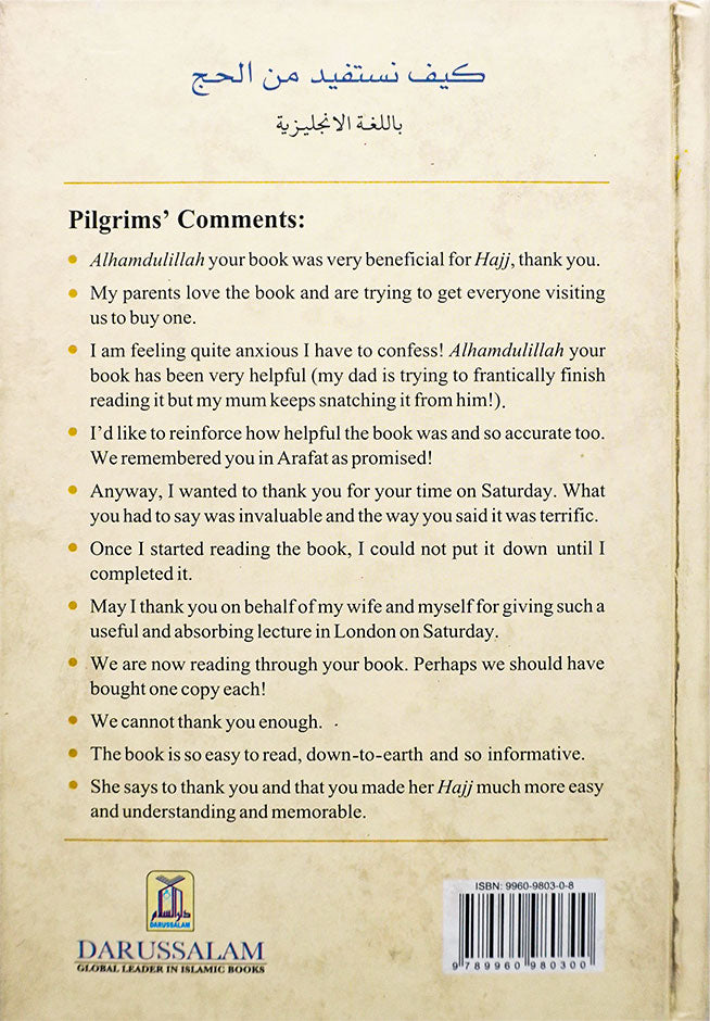 Getting the Best Out of Al Hajj (Pilgrimage)