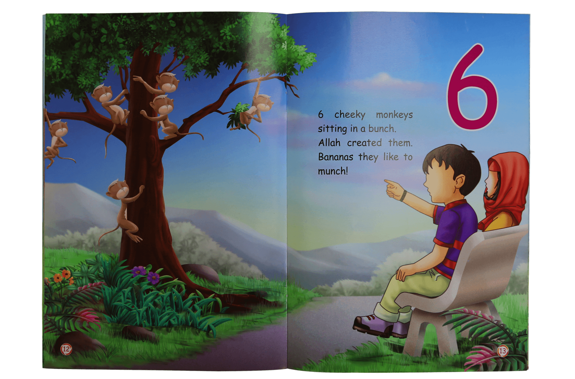 A Book of number 1-10 (4 Colors)