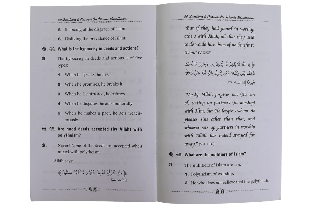 50 Questions & Answers on Islamic Monotheism- Eng
