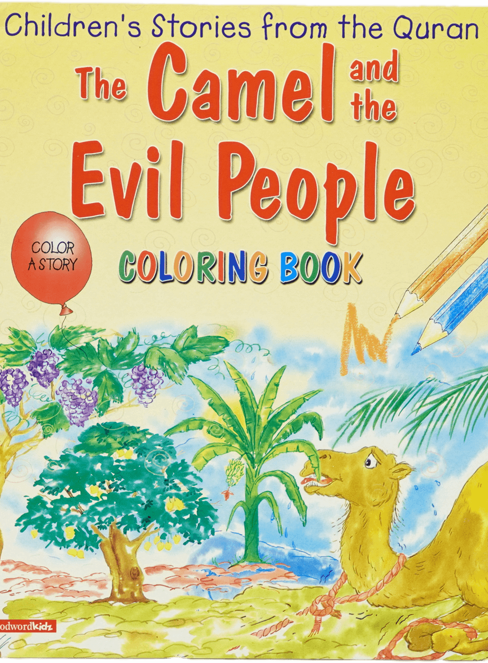 The Camel and Evil People cooring book Main image