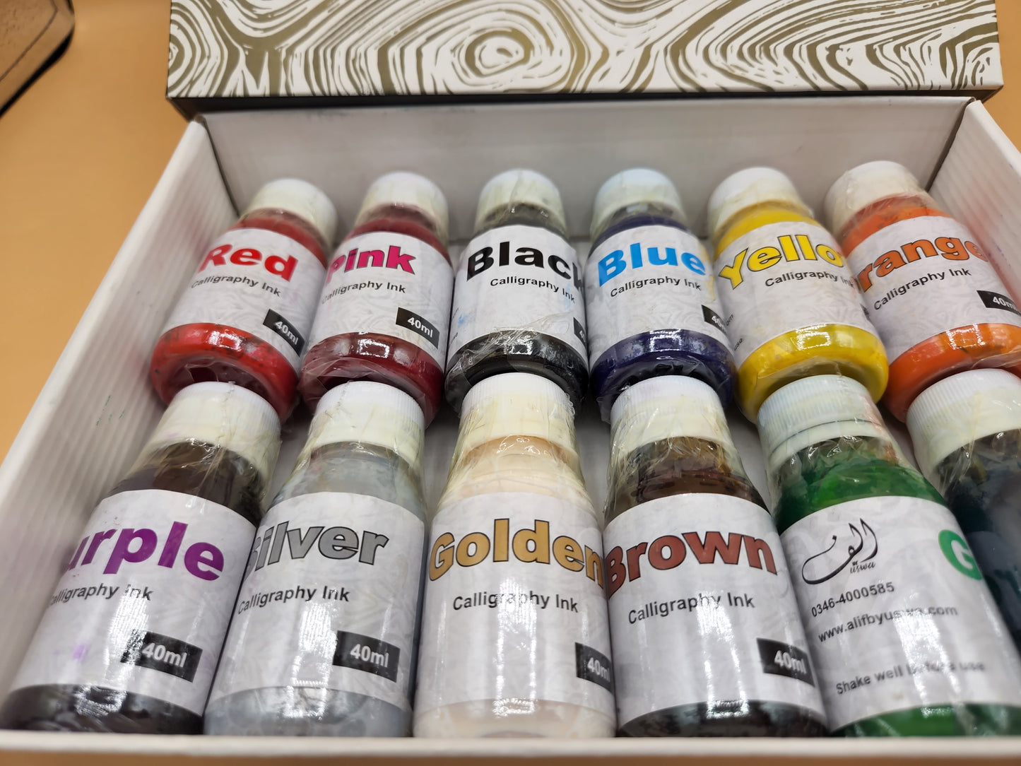 Calligraphy Ink ( Gift Box ) Pack of 12