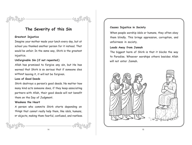 Shirk the Biggest Sin (Coloring Book)