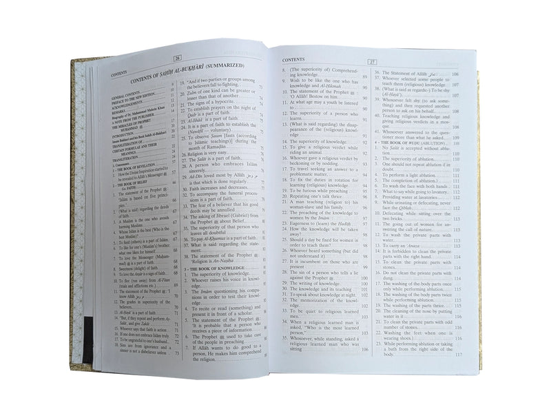 Summarized Sahih al Bukhari Arabic-English (Local)