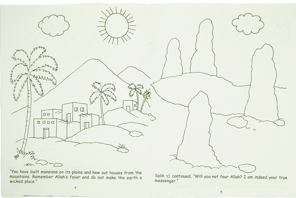 The Camel and Evil People cooring book