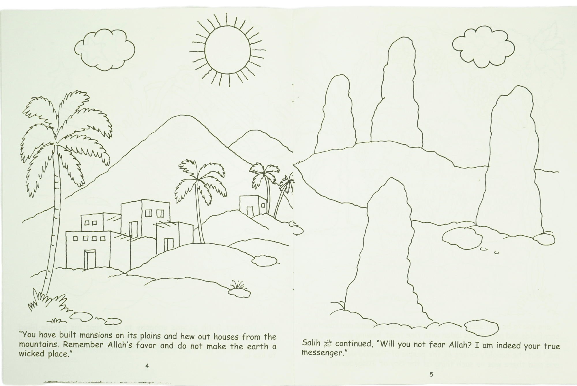 The Camel and Evil People cooring book