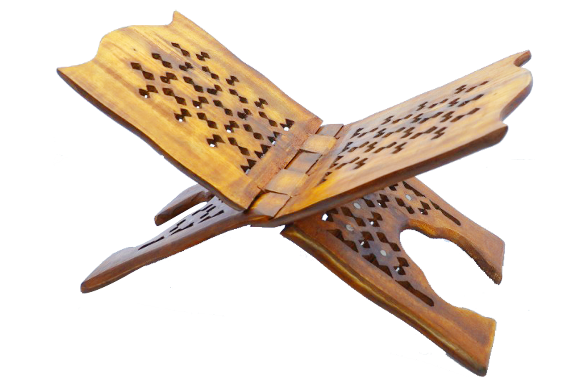 Brass Jaali Rehal- 7 Inch