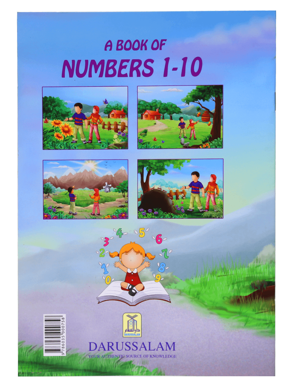 A Book of number 1-10 (4 Colors)