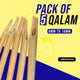 Bamboo Qalam Pack of 5 ( 6mm to 10mm )