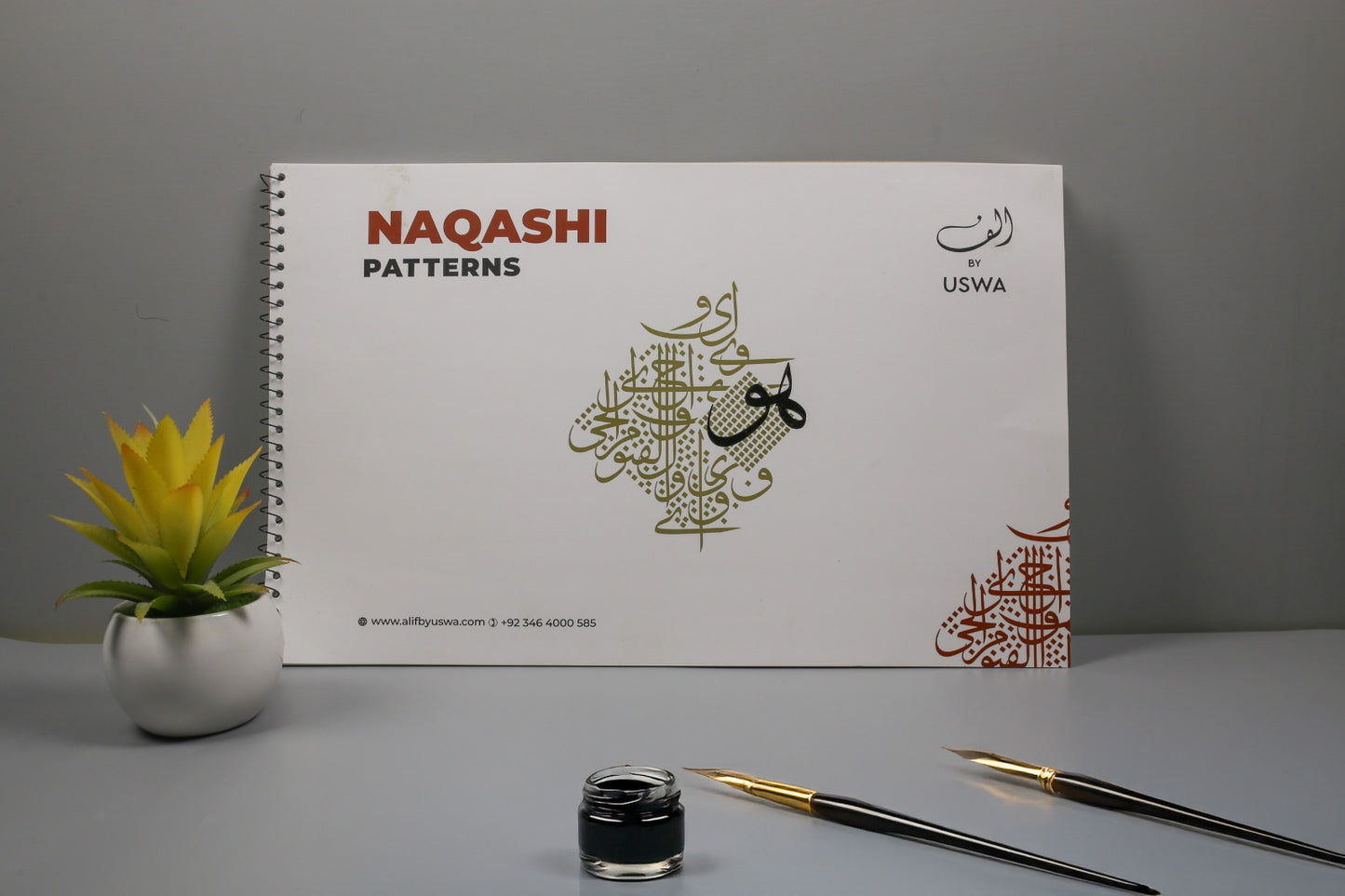 Naqashi Pattern Calligraphy Book