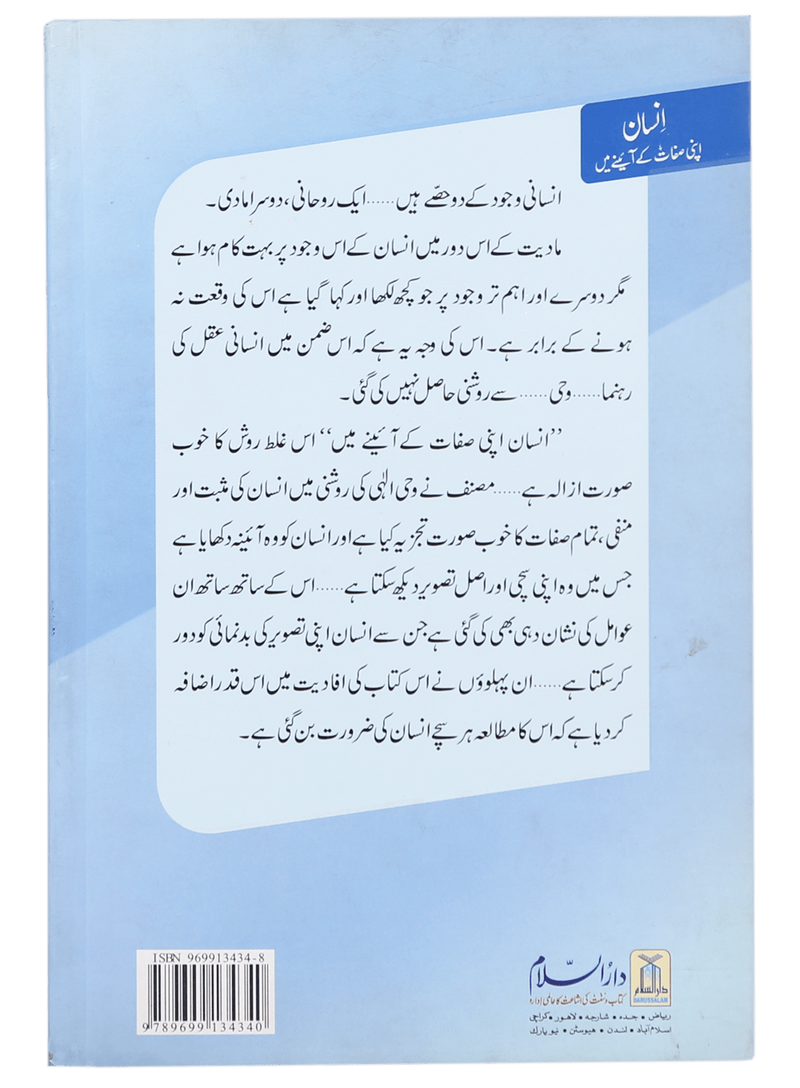 Insaan Apni Sifaat k Ayinay Main