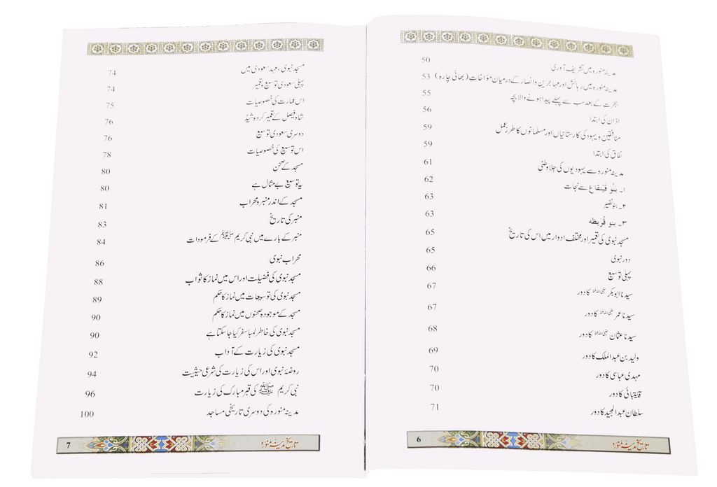 Tareekh e Madinah Munawarah (Art Paper)