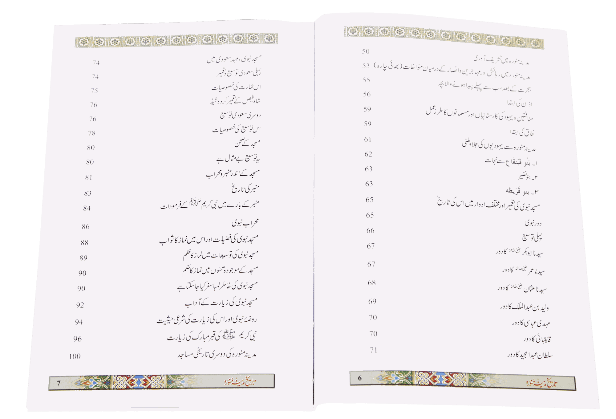 Tareekh e Madinah Munawarah (Art Paper)