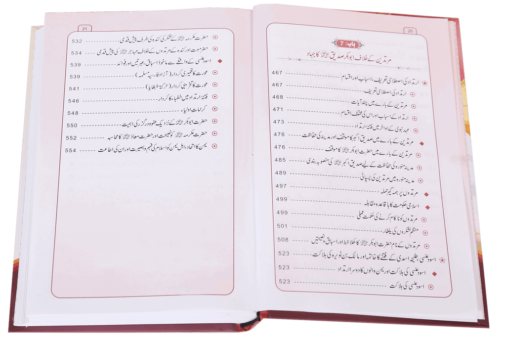 Seerat Sayedina Abu Bakr Siddique (R.A) - 2 vols. set (Local)