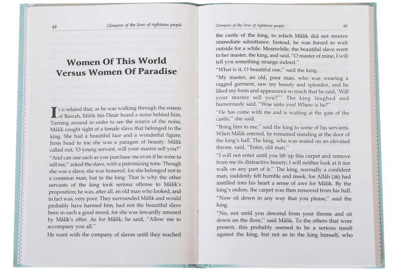 Glimpses of the Lives of Righteous People