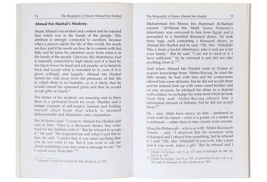 The Biography of Imam Ahmad bin Hanbal (R.A)