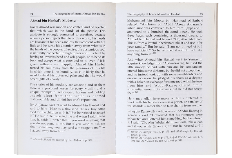 The Biography of Imam Ahmad bin Hanbal (R.A)