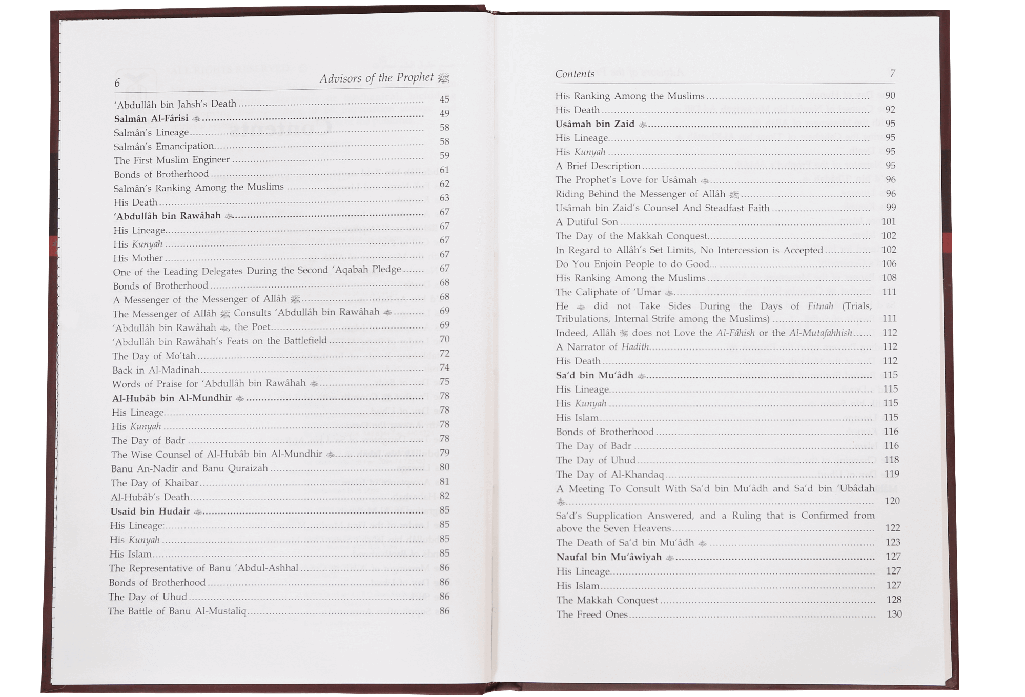 Advisors of the Prophet (PBUH)