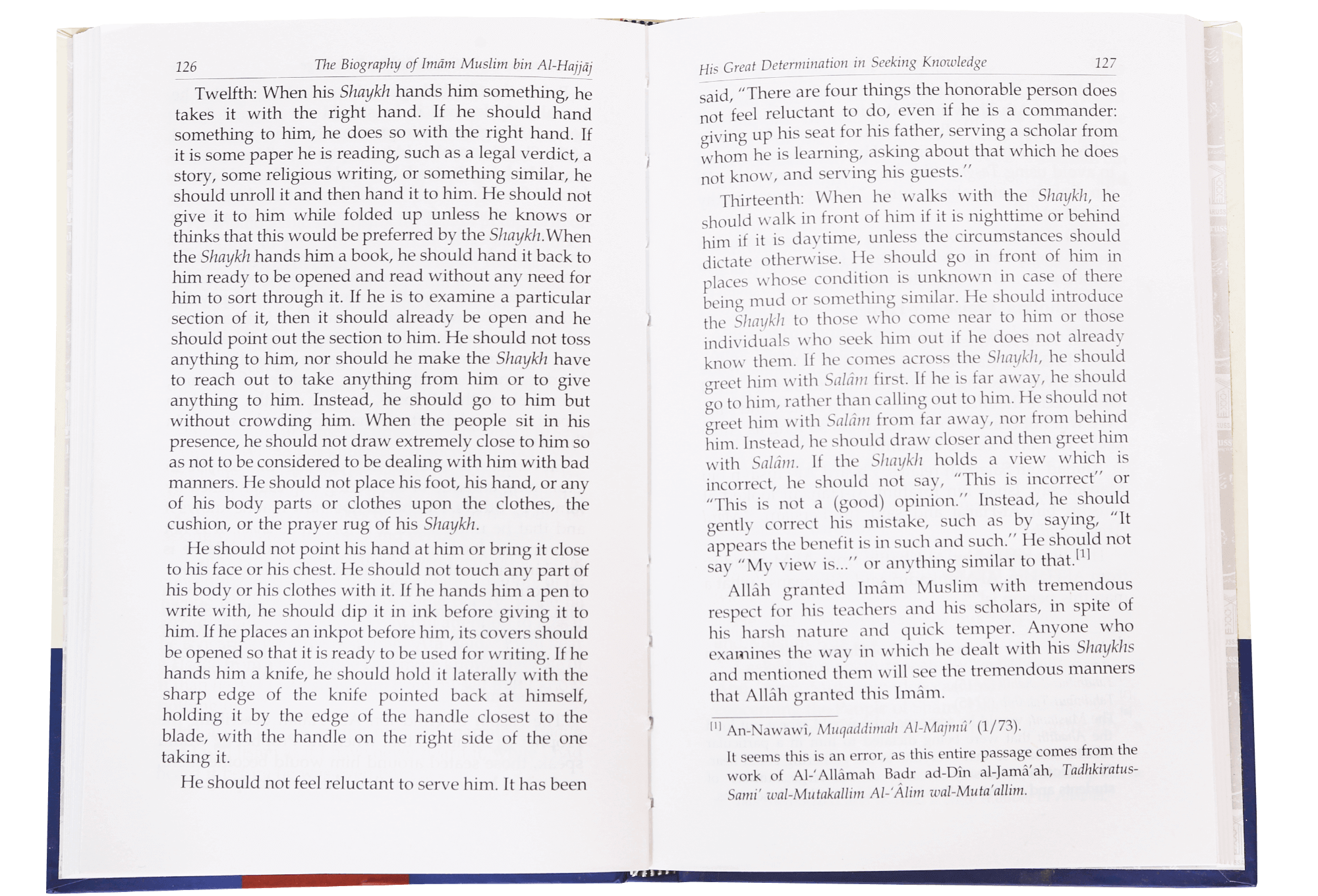 The Biography of Imam Muslim bin Al-Hajjaj