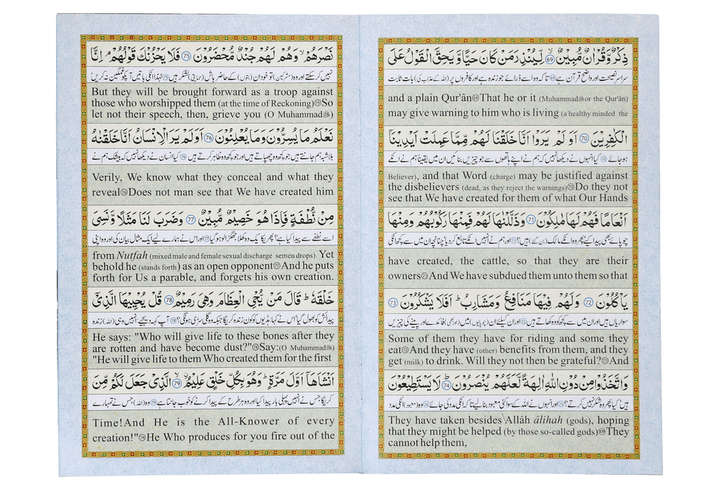 Surah Yaseen (Urdu & English)