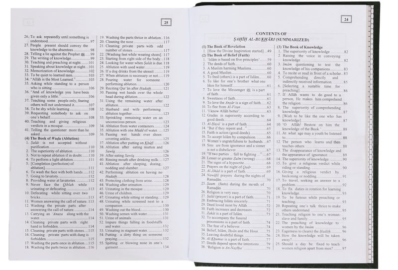 English Translation of the Meanings of Summarized Sahih Al- Bukhari