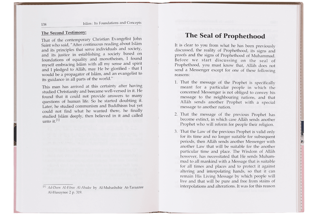 Islam Its Foundation and Concepts