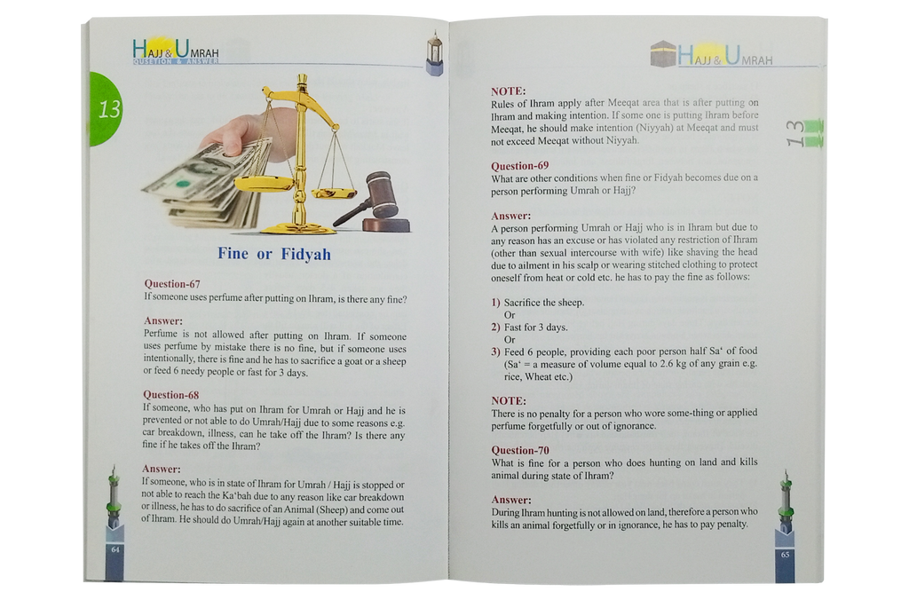 75 Questions Answers on Hajj & Umrah (Art Paper)