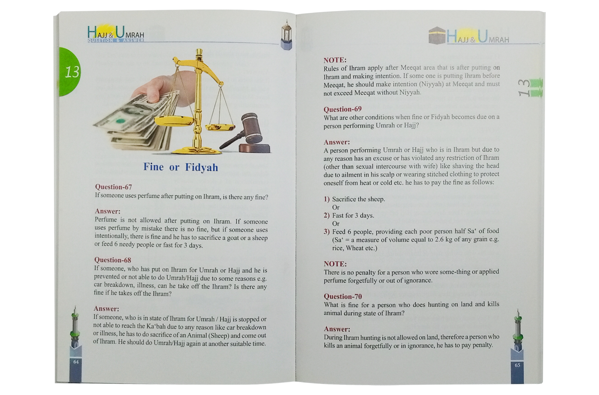 75 Questions Answers on Hajj & Umrah (Art Paper)