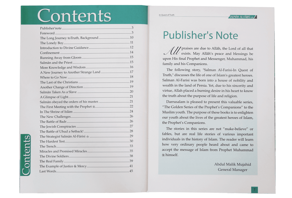 IN QUEST OF TRUTH SALMAN Al- FARISI (R.A)