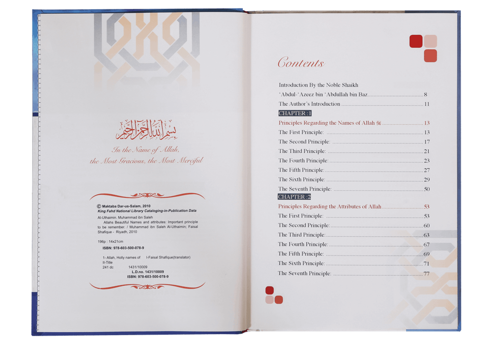 The Beautiful Names & Attributes of Allah