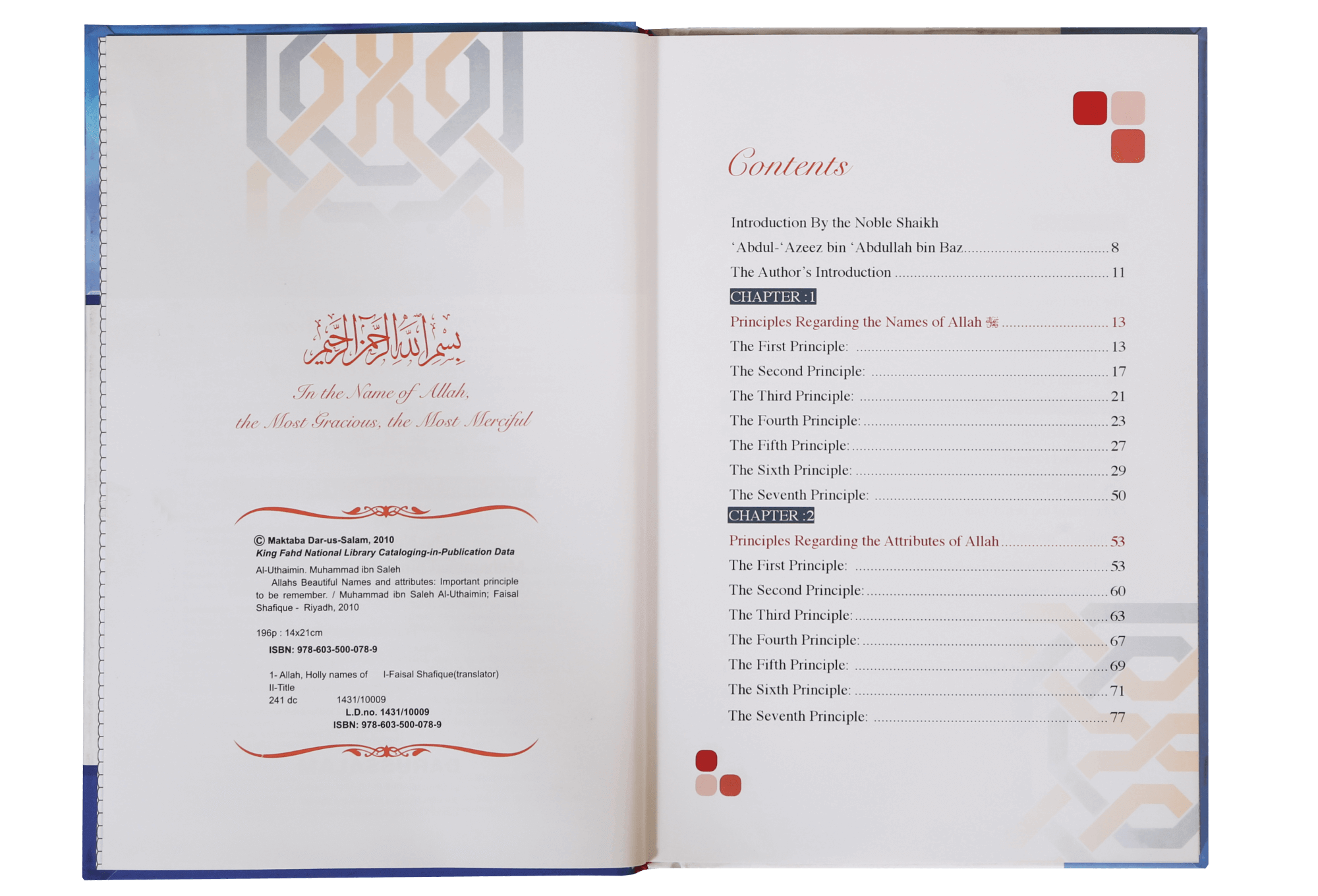 The Beautiful Names & Attributes of Allah